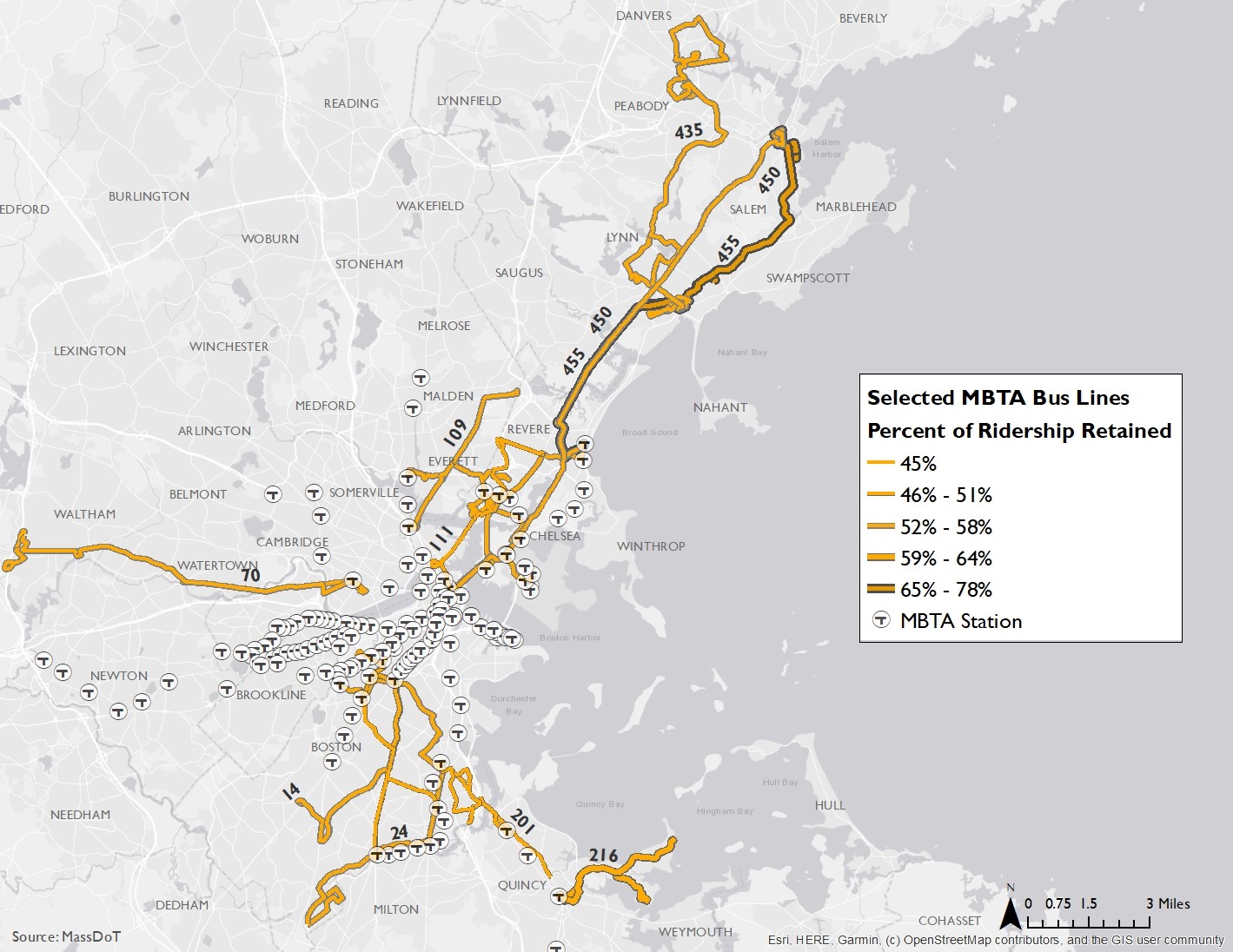 Selected Lines T Stations